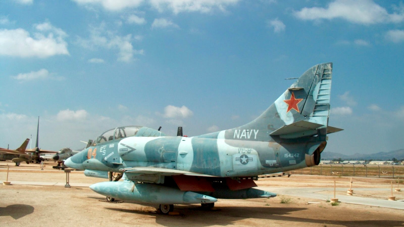 The backgrounds the best part. F-105 Thunderchief, ?, and F-101B Voodoo